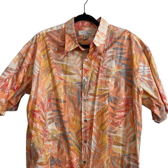 Tori Richard Multicolored Hawaiian Print Button Up 100% Cotton Men Shirt Size XL - Picture 2 of 5